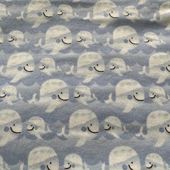 Sea life baby flannel receiving blanket - Picture 6 of 8